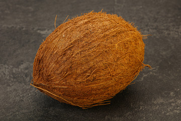 Dry sweet coconut with milk