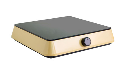 Electrical hob isolated on the white background