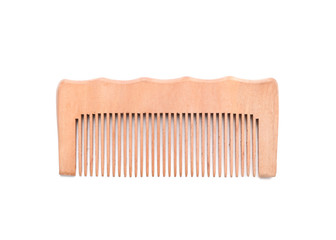 Hair comb on white background