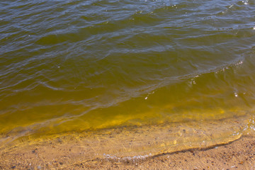 background of river water surface, in the sun.