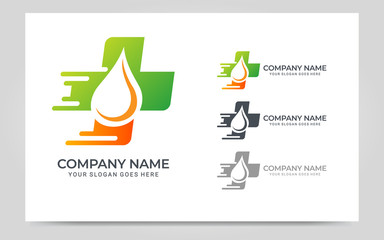 Core medical logo design. Editable logo design