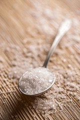 Sea salt crystals