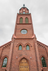 Fototapeta na wymiar Savonlinna Cathedral is a landmark of Savonlinna