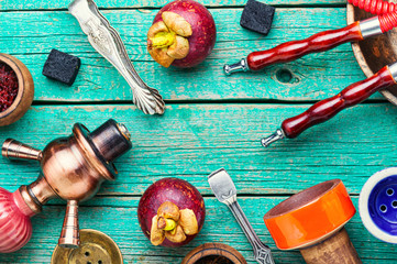 Hookah on the mangosteen