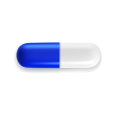 3d Realistic Medical Pill. Capsules for graphics, Mockup. Corona virus infection, novel coronavirus disease 2019, COVID-19,nCoV 2019. Vector illustration.