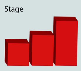 Winner stage. 3D stage illustration concept vector design