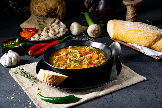 Flaczki - tripe soup the Polish way