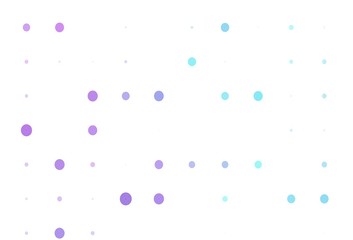 Light Pink, Blue vector background with bubbles.