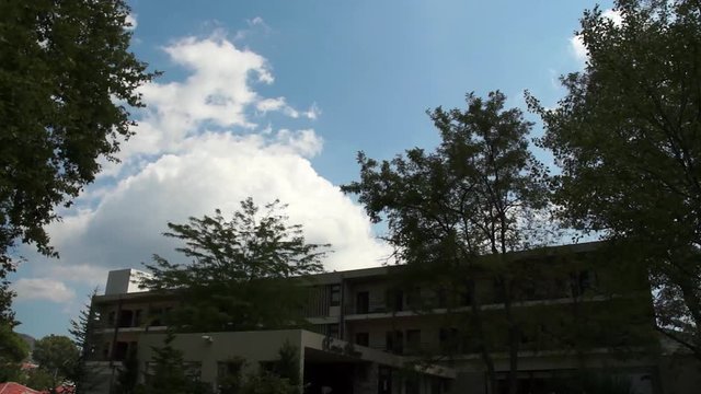 greece pelio volos portaria tree timelapse cloud sky
