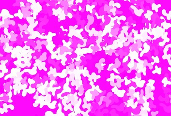 Light Pink vector backdrop with memphis shapes.