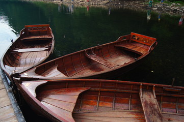 boat on the river