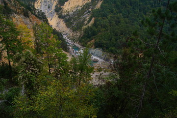 river in the mountains
