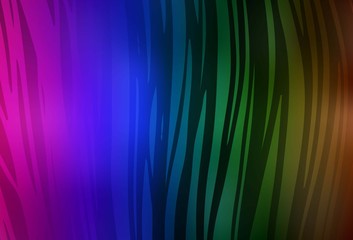 Dark Multicolor vector abstract layout.