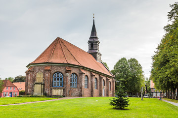 Jakobuskirche in Brunsbüttel, Schleswig-Holstein, Deutschland