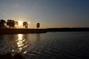 Evening spring walk to the lake. The sun shines beautifully and I am happy.
