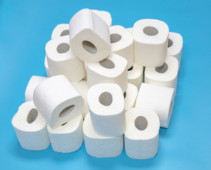 toilet paper supplies for the coronavirus pandemic covid- 19
