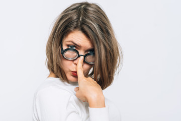 Shocked woman