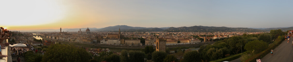 Fototapeta na wymiar Panorama - Firenze
