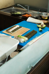 Making sushi