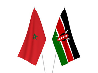 Kenya and Morocco flags