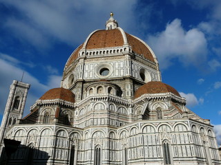 Fototapeta premium Nahaufnahme von der Kathedrale in Florenz