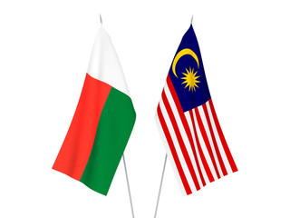 Malaysia and Madagascar flags