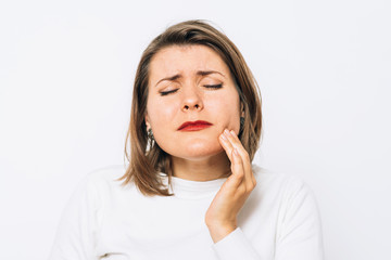 Fototapeta premium Toothache woman