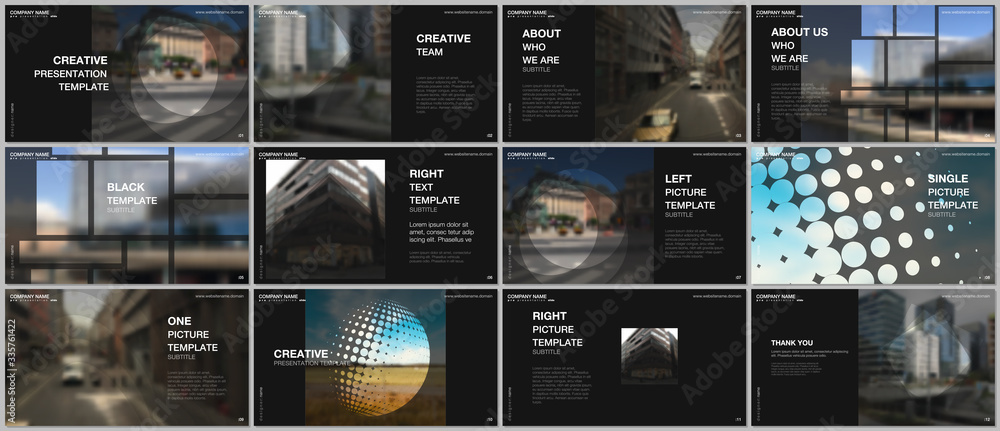 Canvas Prints presentation design vector templates, multipurpose template for presentation slide, flyer, brochure 