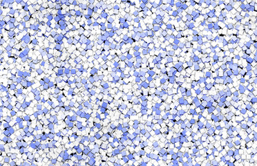  colored mosaic paper confetti pieces