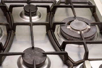 close up shot of stove for Modern Kitchen