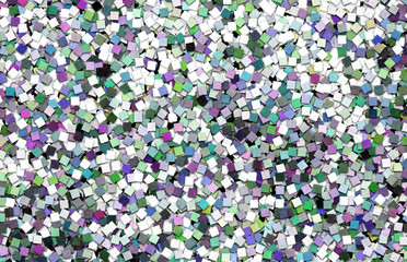  colored mosaic paper confetti pieces