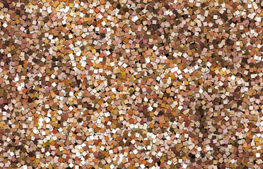  colored mosaic paper confetti pieces