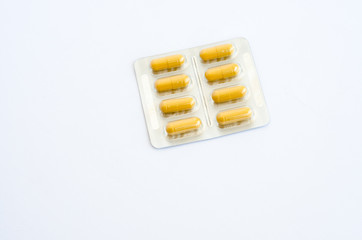 pills on white