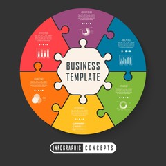 Infographic timeline template can be used for chart, diagram, web design, presentation, advertising, history. Vector infographic illustration