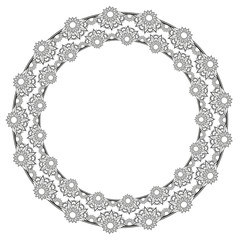 Floral oriental pattern. Mandala vector oriental. Vector seamless ornamental