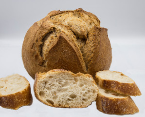 traditional crispy whole wheat bread