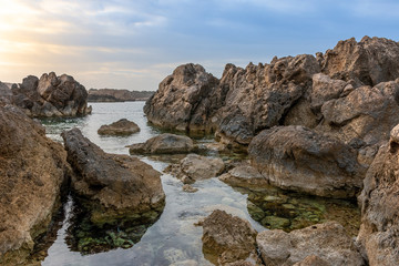 Fototapeta na wymiar calas y playas de Menorca