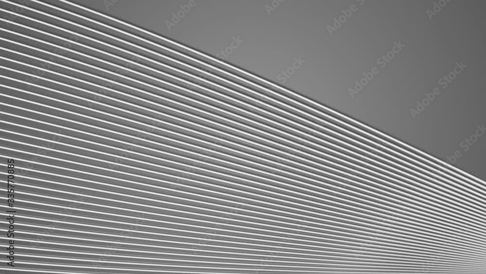 Poster abstract background with chrome swirl wires. seamlessly loop-able. gray or silver background