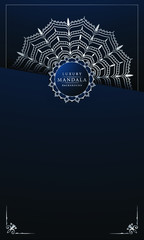 
Luxury ornamental mandala design background  with golden 
arabesque pattern arabic islamic east style