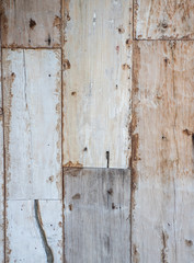 Shabby chic wooden white painted background