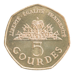 Haitian gourde coin