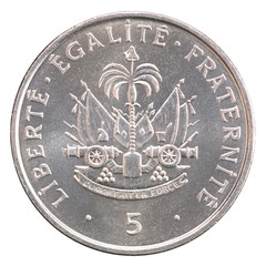 Haitian centimes coin