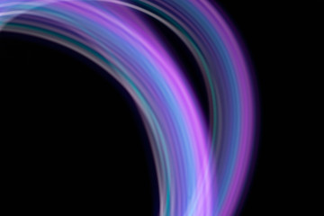 multi colored colorful neon light painting photography, long exposure, ripples and waves against on background.