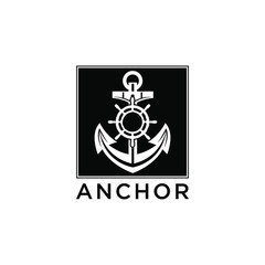 Anchor Logo Vector Design Template