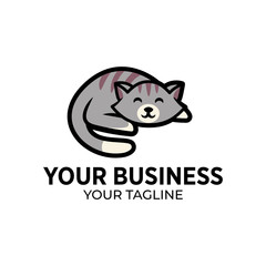 Dog or Cat Logo design template for pets shop