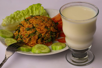 Turkish Food, bulgur / Kısır food.