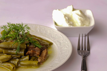 Turkish Food Olive Oil Dill / Olive Oil Broad Beans / Broad bean meal.