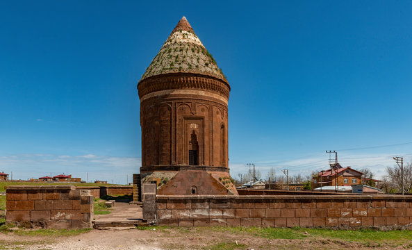Ahlat, Bitlis - Turkey. Usta Sakirt  Cupola ( Ulu Kumbet ) in Ahlat.
