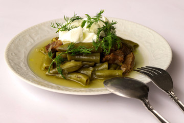 Turkish Food Olive Oil Dill / Olive Oil Broad Beans / Broad bean meal.