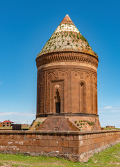 Ahlat, Bitlis - Turkey. Usta Sakirt  Cupola ( Ulu Kumbet ) in Ahlat.